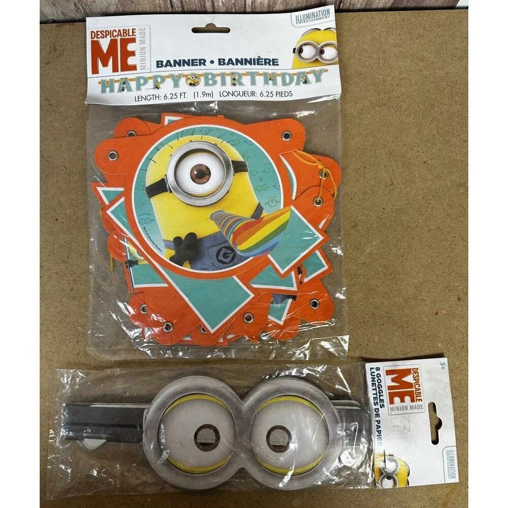 Despicable Me MINIONS  Birthday Party supplies